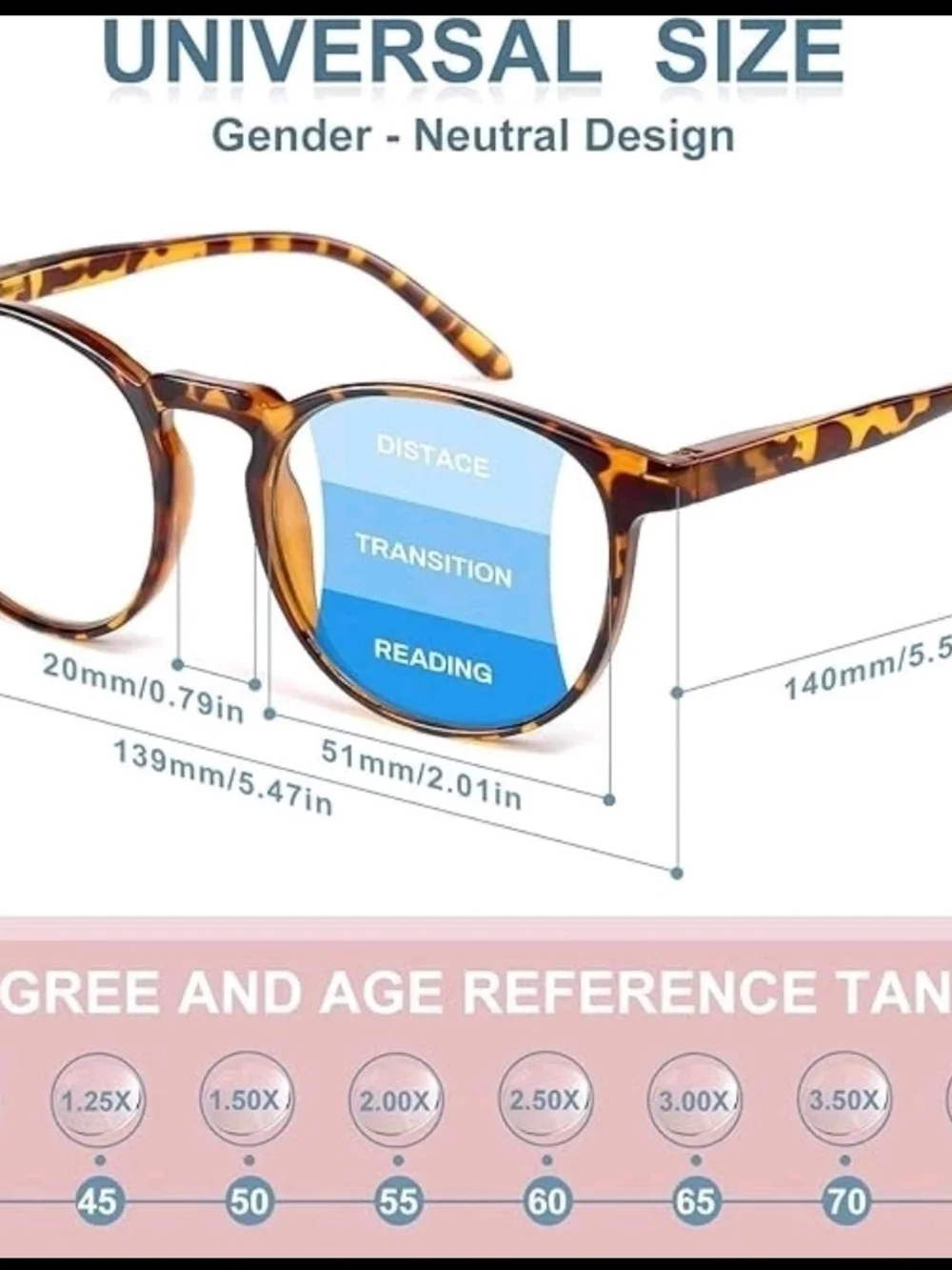 GIBLOGO +1.00 Blue Light Blocking Reading Glasses 6 Pack Mixed Colors Case
